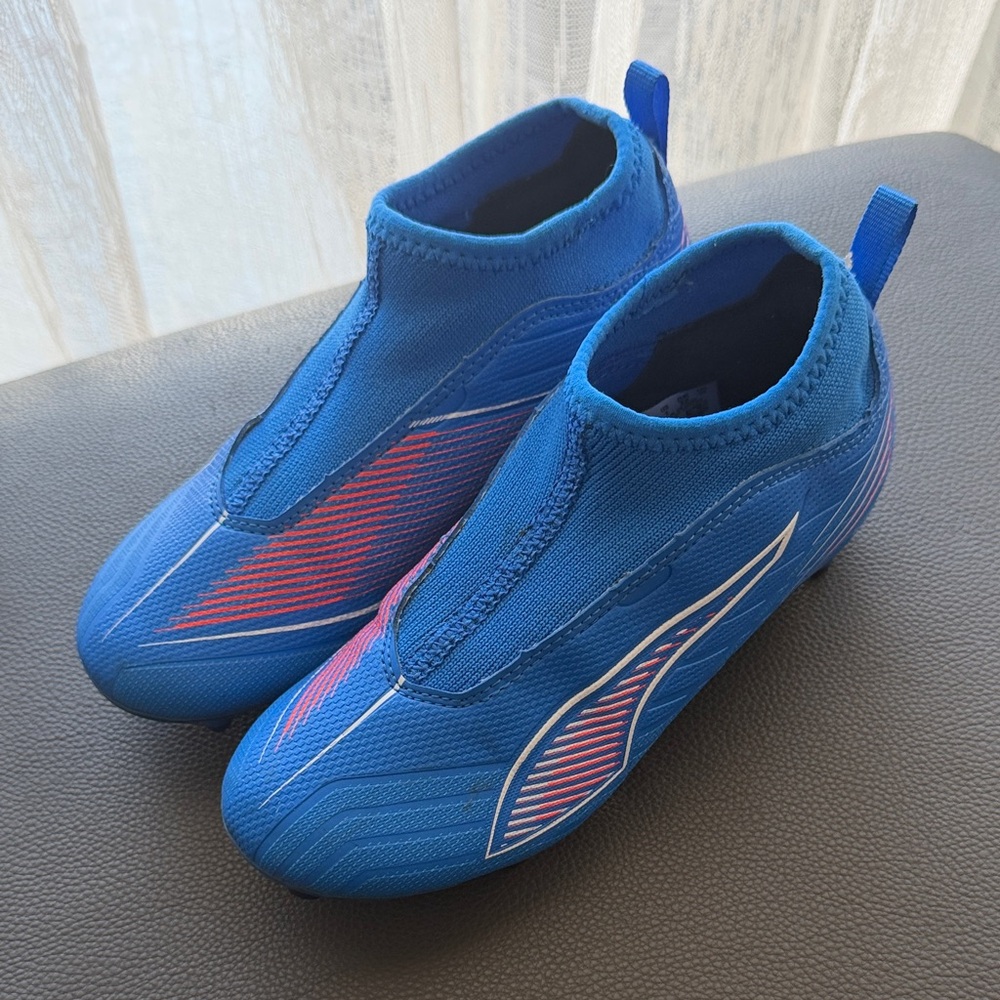 Puma Kids Blue and Pink Sneakers
